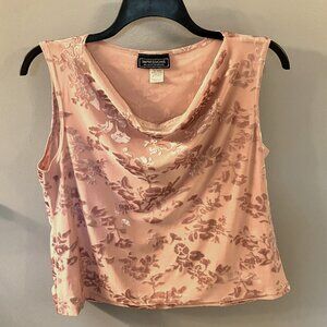 Vintage Impressions Millennium Edition Sleeveless Blouse Light Pink Size XL